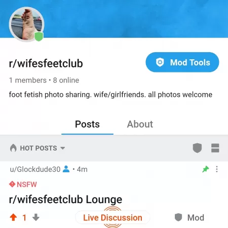 R/wifesfeetclub please come take a look at my Reddit going to be posting photos of pornstars and my wife's feet and everyone is allowed to share. by Glockdude30