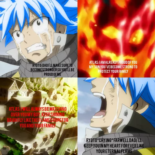 Ryoto Dragneel saying goodbye to his father by Dry-Shopping2464