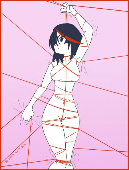 Ryuko all tied up and liking it (@spin_your_sin) [Kill La Kill] by spinyoursin