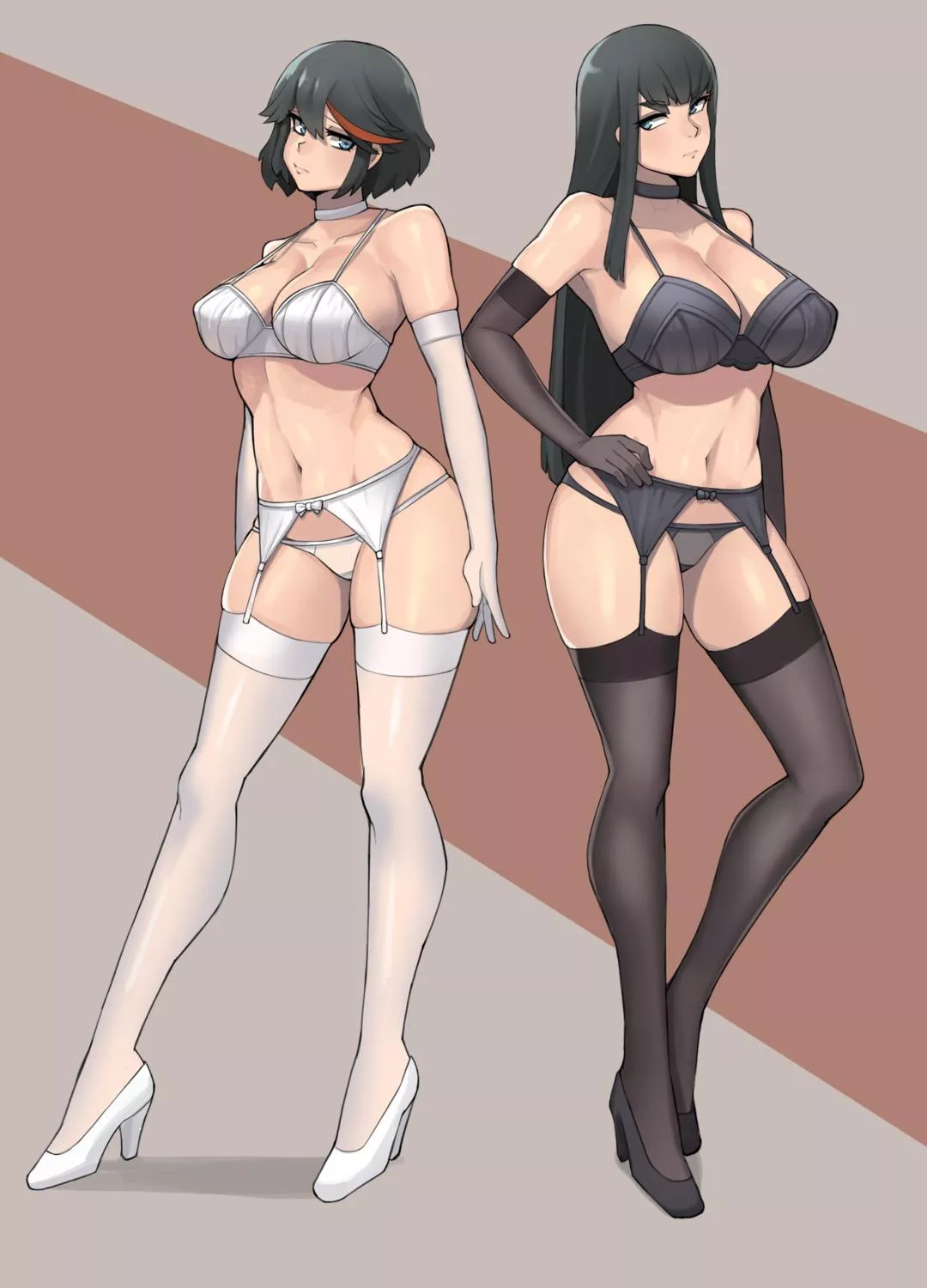 Ryuko and Satsuki by Donburikazoku posted by Vegetable-Air-4931