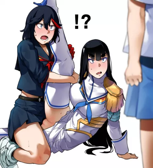 Ryuko x Satsuki [Kill la Kill] by Natsu_1000