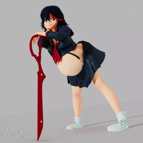 Ryuko's blade by hdddestroyer