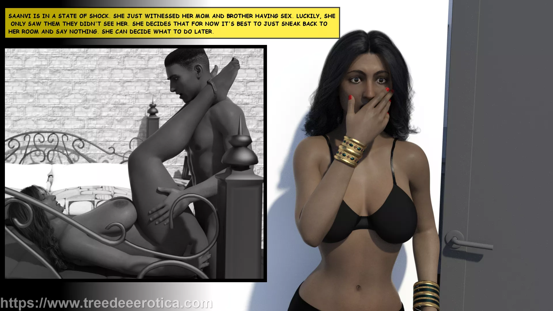 Saanvi catches her brother and mom(treedeeerotica)[Saanvi] Details in Comments posted by webtreedeee