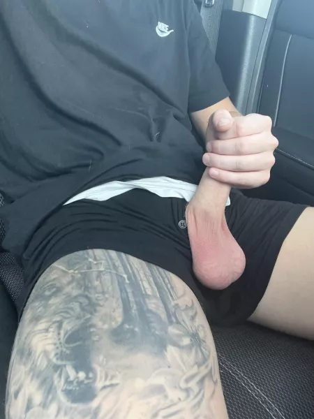 Sac full of cum in the car (22 y/o) by lnk_727