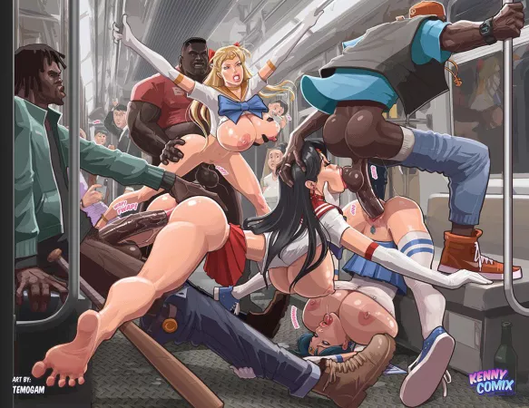 Sailor Scouts! by BigCockFrotFanatic