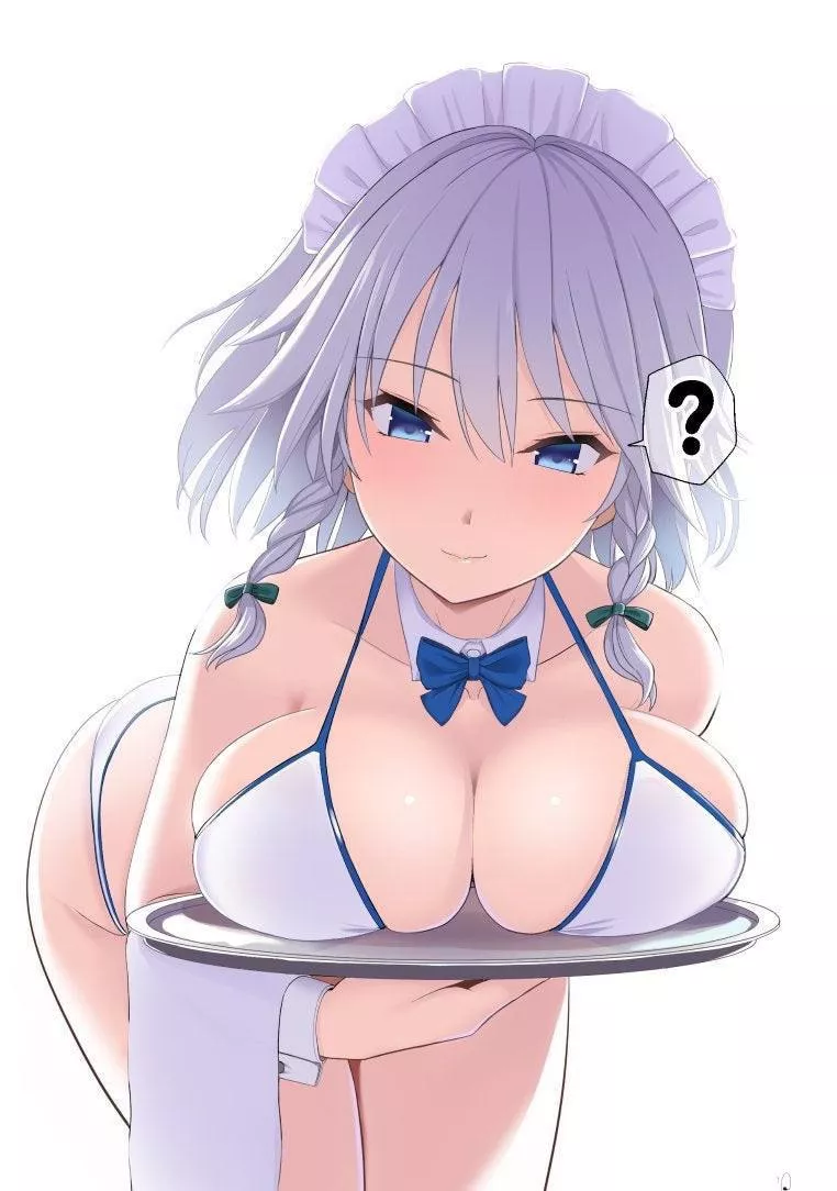 Sakuya serving you posted by ALilSomthin