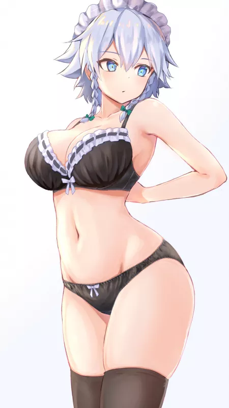 Sakuya [Underwear] by NitroxTouhou