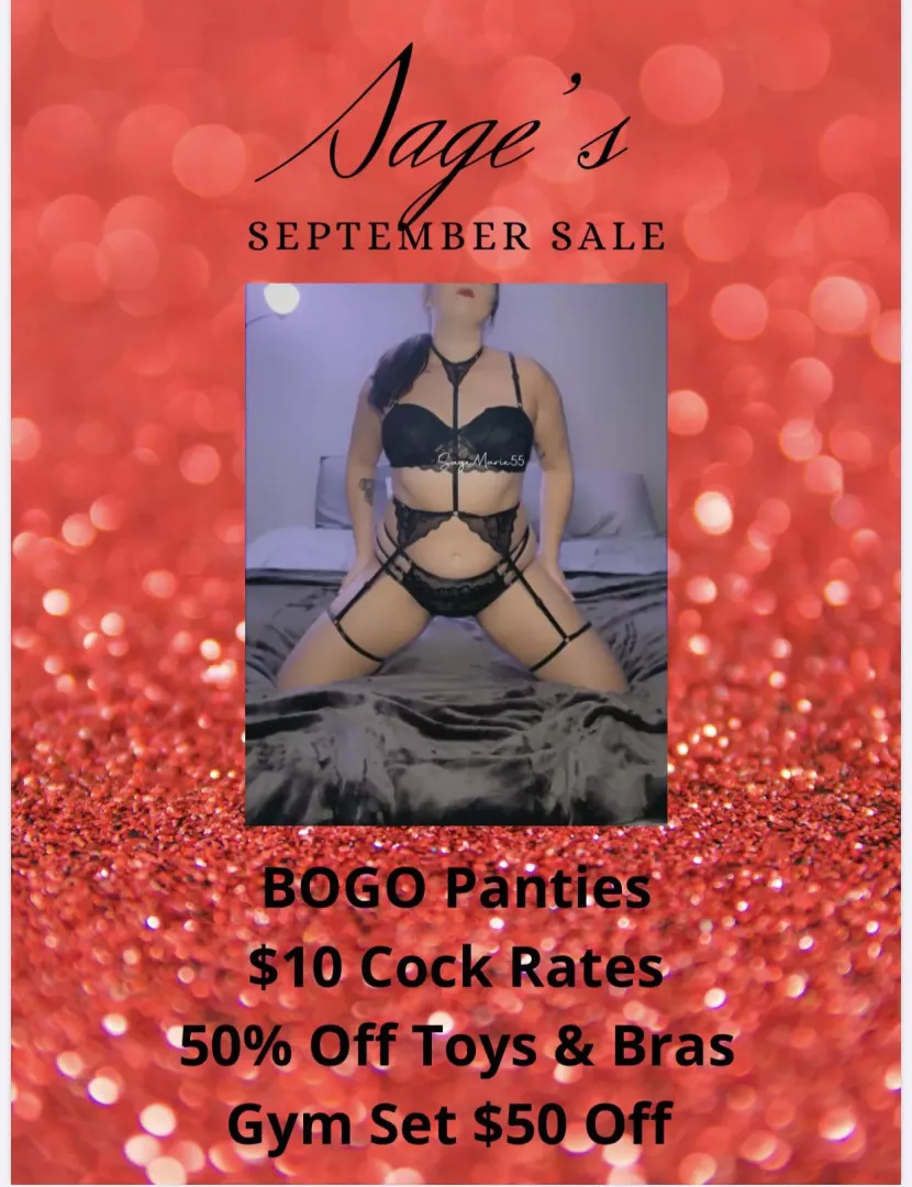 SALE 💋 [selling] Panties | Rates | Bras & Toys | Menu on profile 💋 [kik] Sagemarie55 posted by SageMarie55