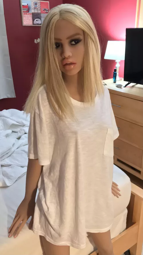 Salvaged a knotted up wig destined for the trash. by JabGoner2021