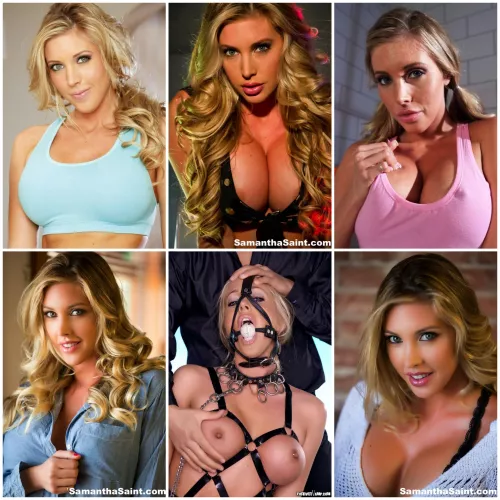 Samantha Saint - Pick her outfit by dog4K