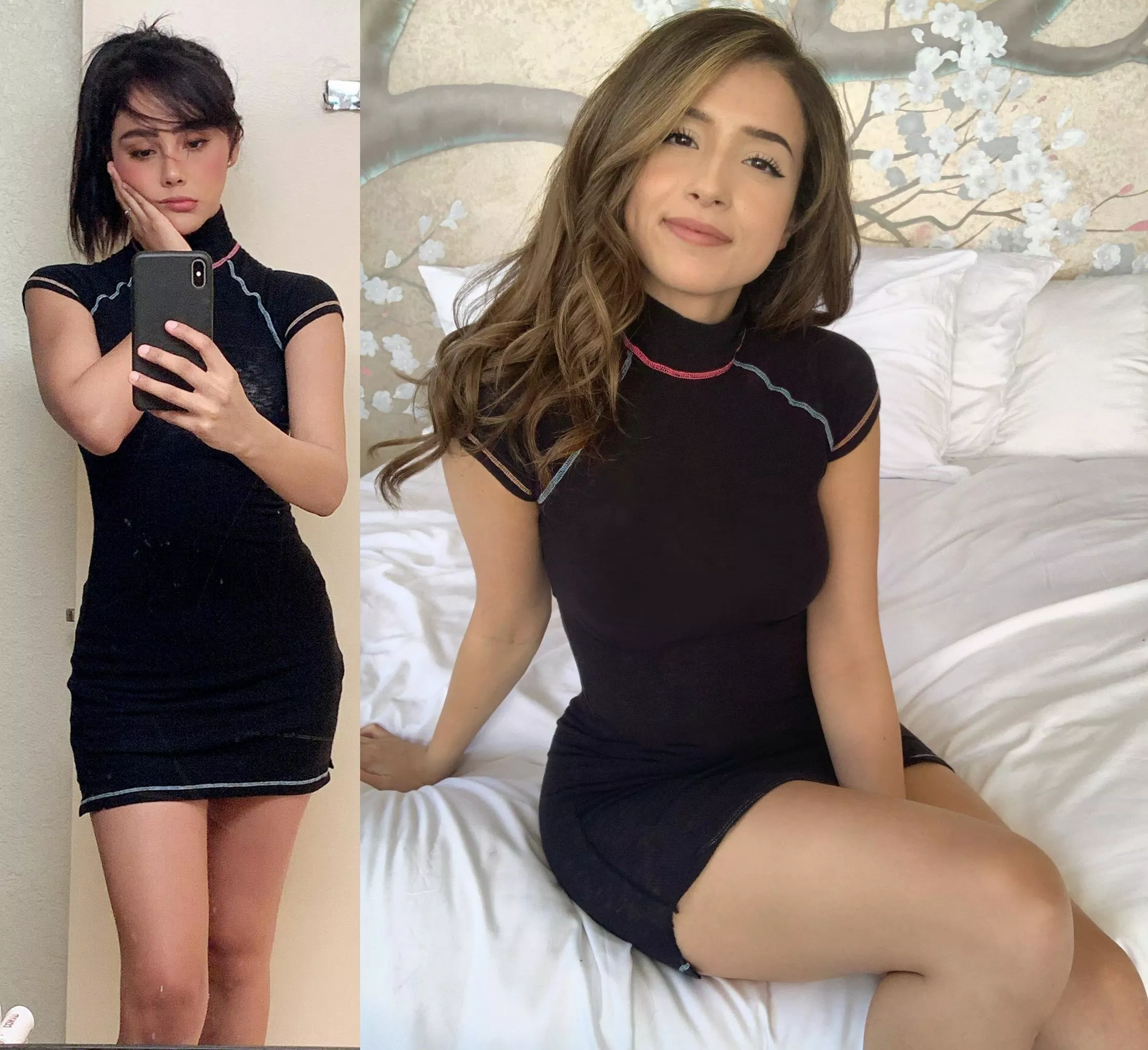 Same Dress, who pulls it off better: Neekolul or Pokimane? posted by RepulsiveGrand3