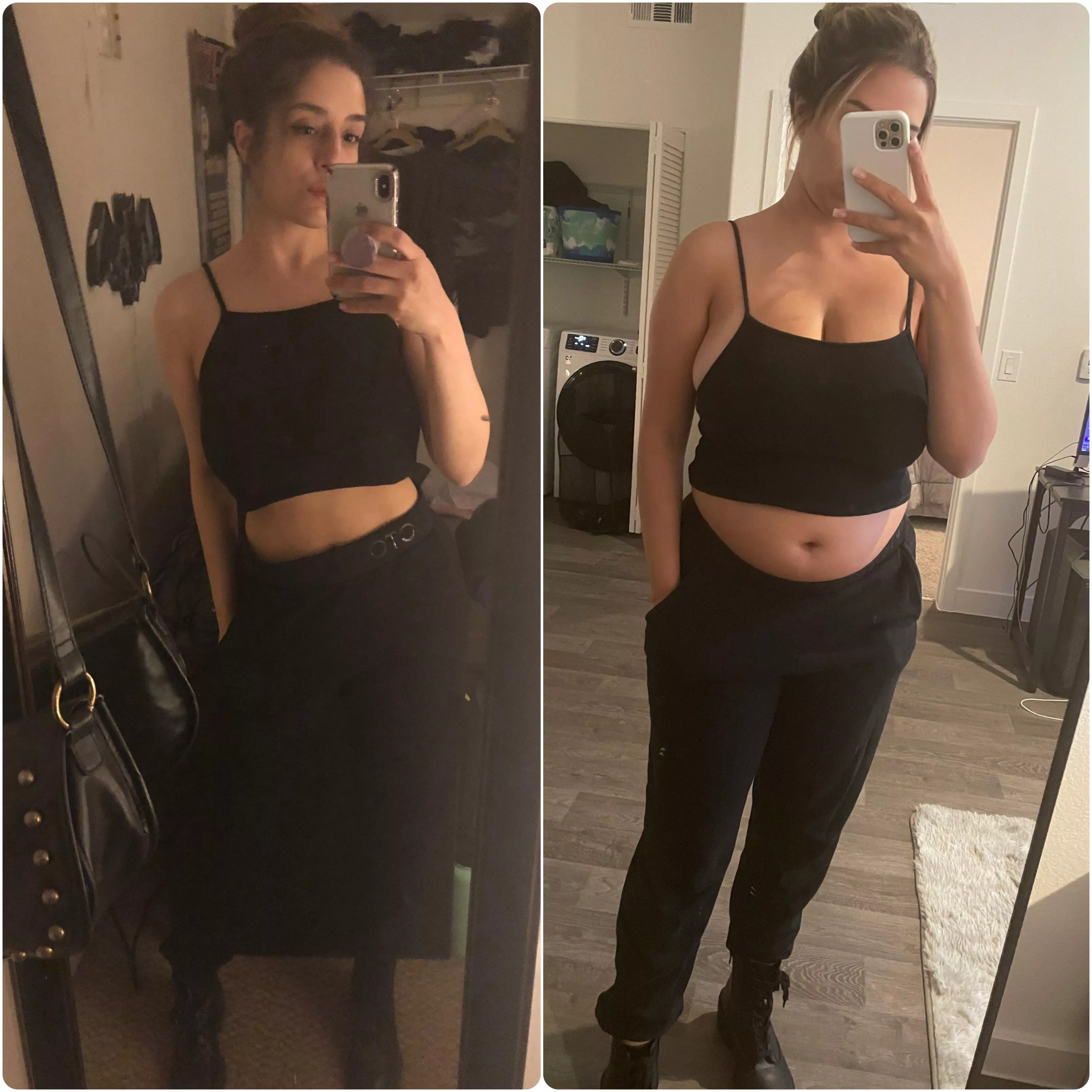 Same outfit 3 year difference posted by AriLoveTTV