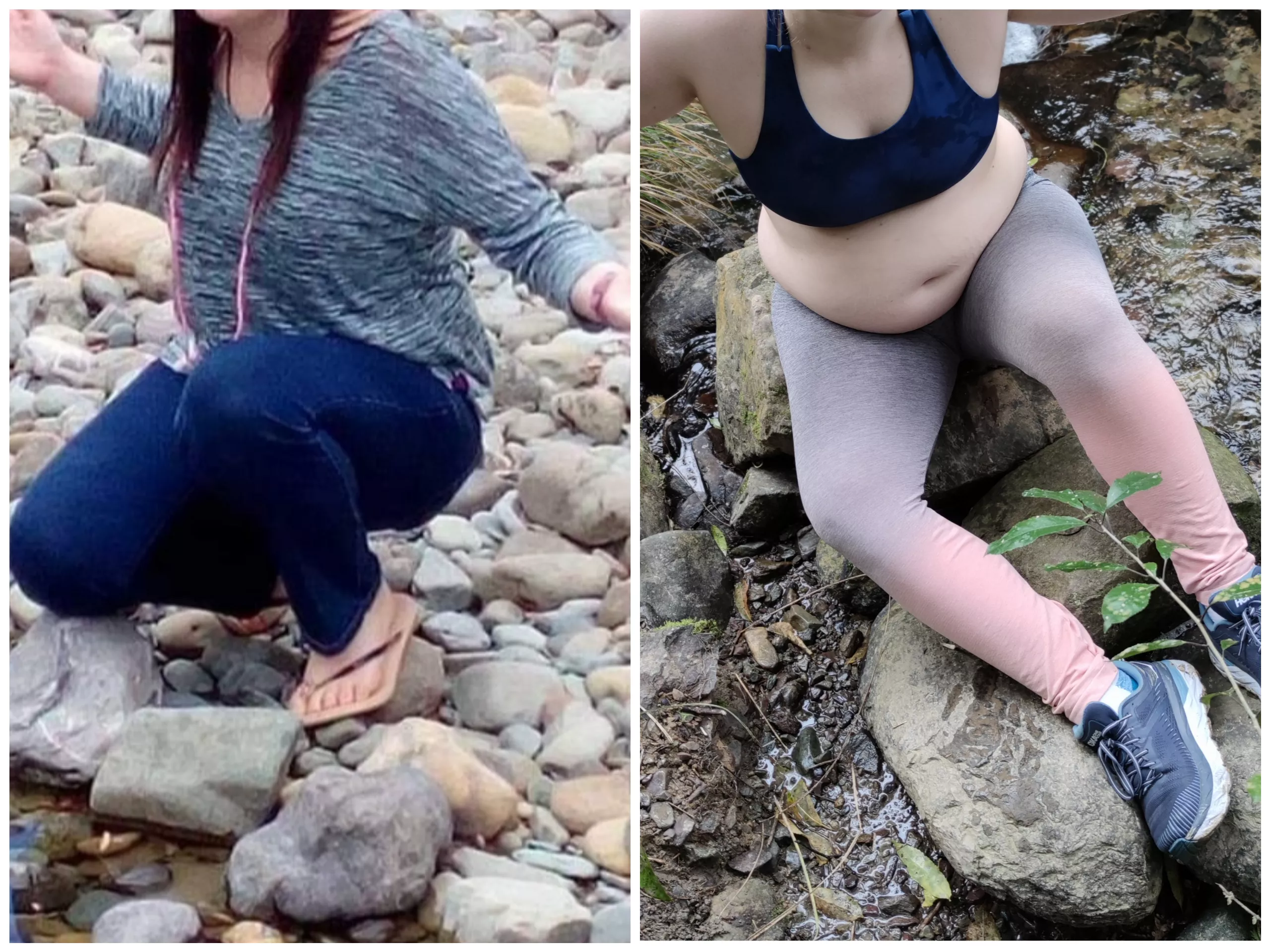 Same pose a couple years apart... posted by oxCloverxo