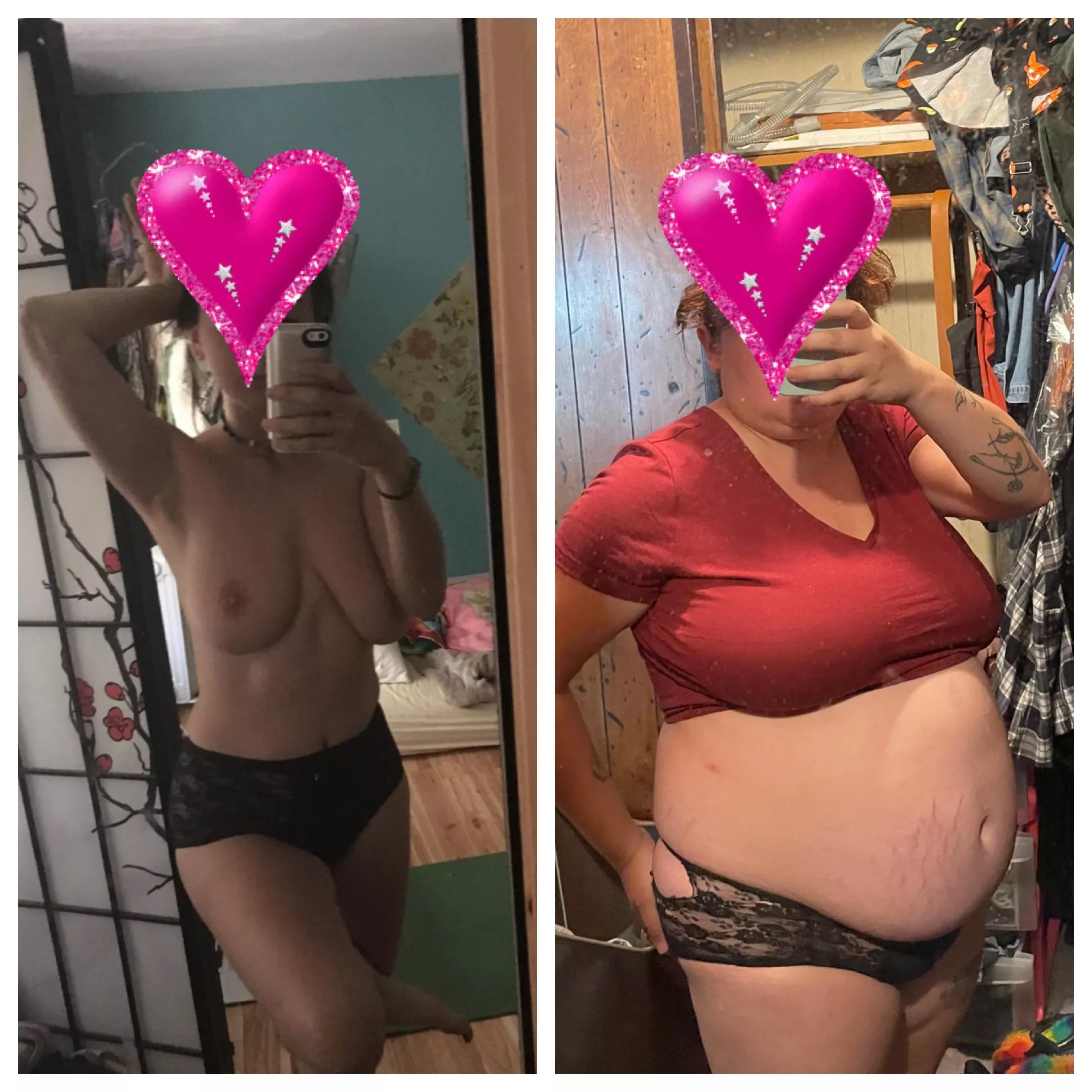 Same underwear, different body, 4ish years apart posted by glittergem251