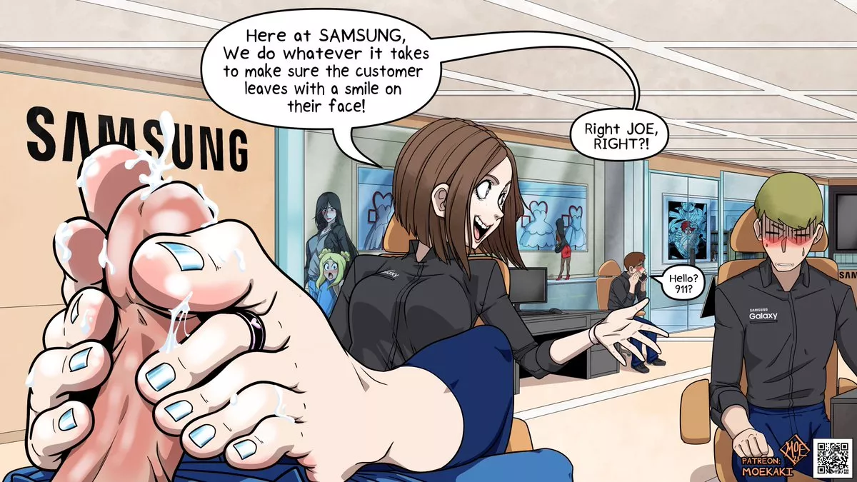 Samsung Sam Footjob 🤤 posted by Dadamo12