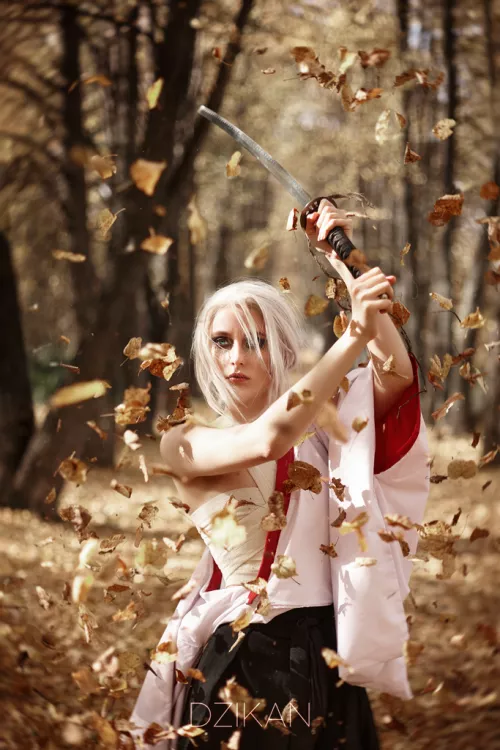 Samurai Ciri cosplay photoshoot by Dzikan (witcher/original) by MaoDzikan