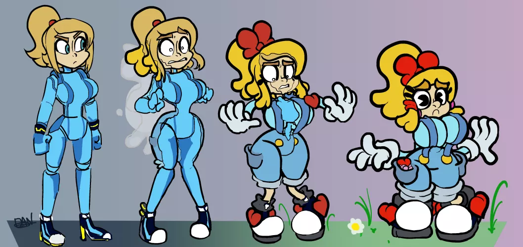 Samus alien infection (by me) by borrinlequine