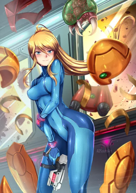 Samus Aran Bounty Hunter (Adsouto) [Metroid] by sequence_string