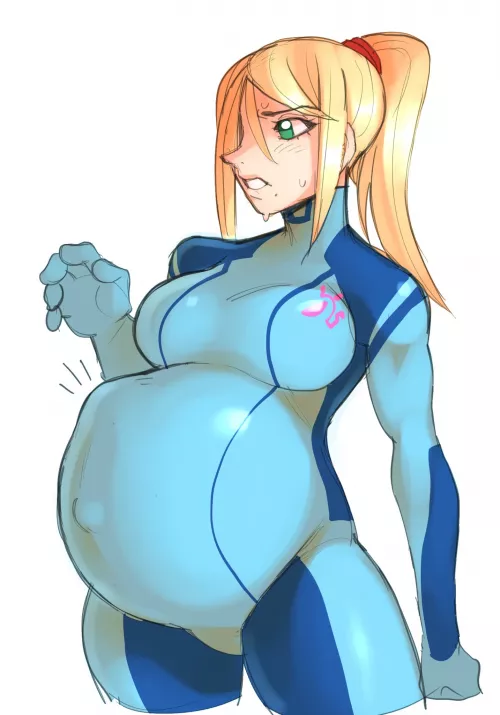 Samus Aran (hellbrain) by ThickThighsApplePies