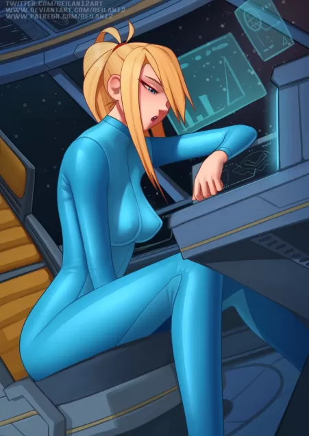 Samus Aran - Too Bored (Deilan12) by definitelynotaiko