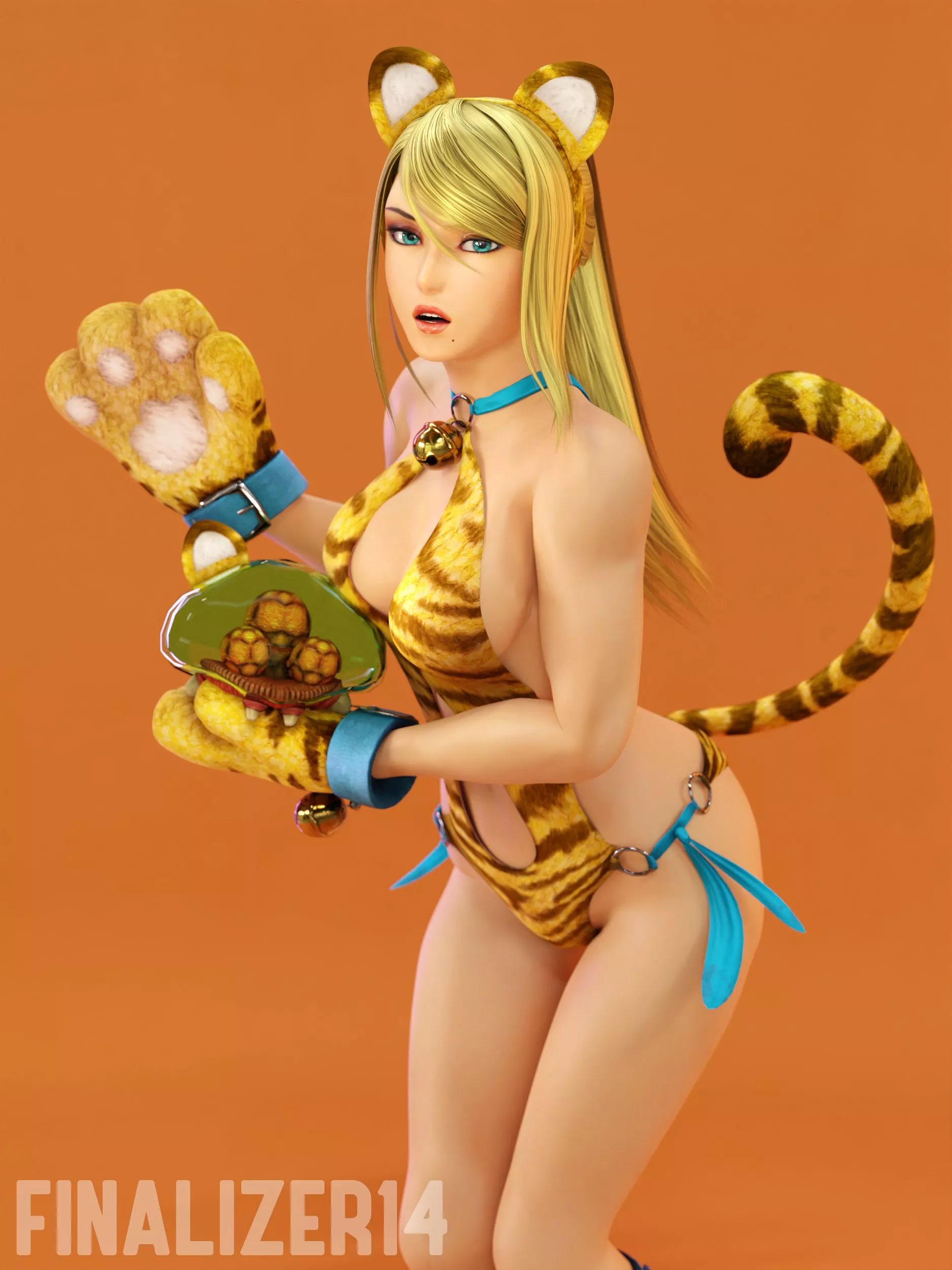 Samus Celebrating the Lunar Year of the Tiger (Finalizer14) posted by gifsundgirls