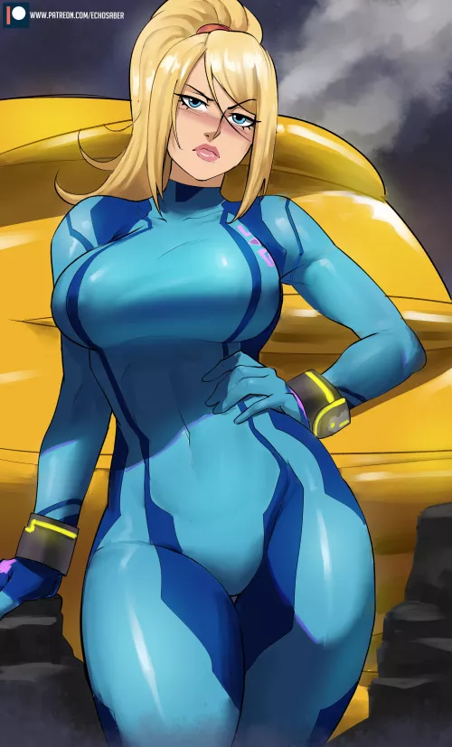 Samus (Echo Saber) [Metroid] by Kuro-Oji