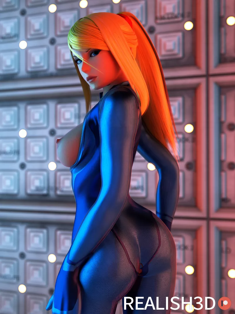 Samus suit malfunction (realish3D) [Metroid] posted by realish3D