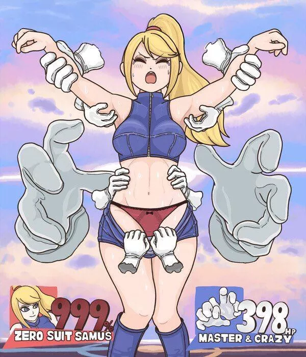 Samus vs Master and crazy hand. posted by Banime2019