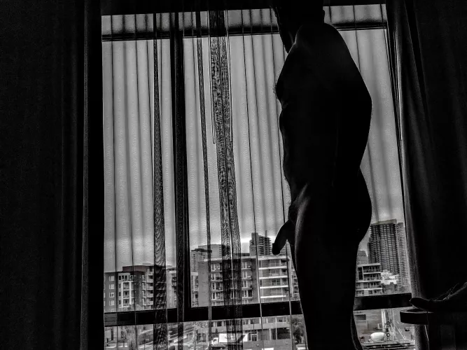 San Diego Skyline in Black & White by CunnilingusDelight