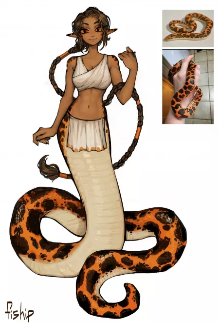 Sand Boa Naga by sequence_string