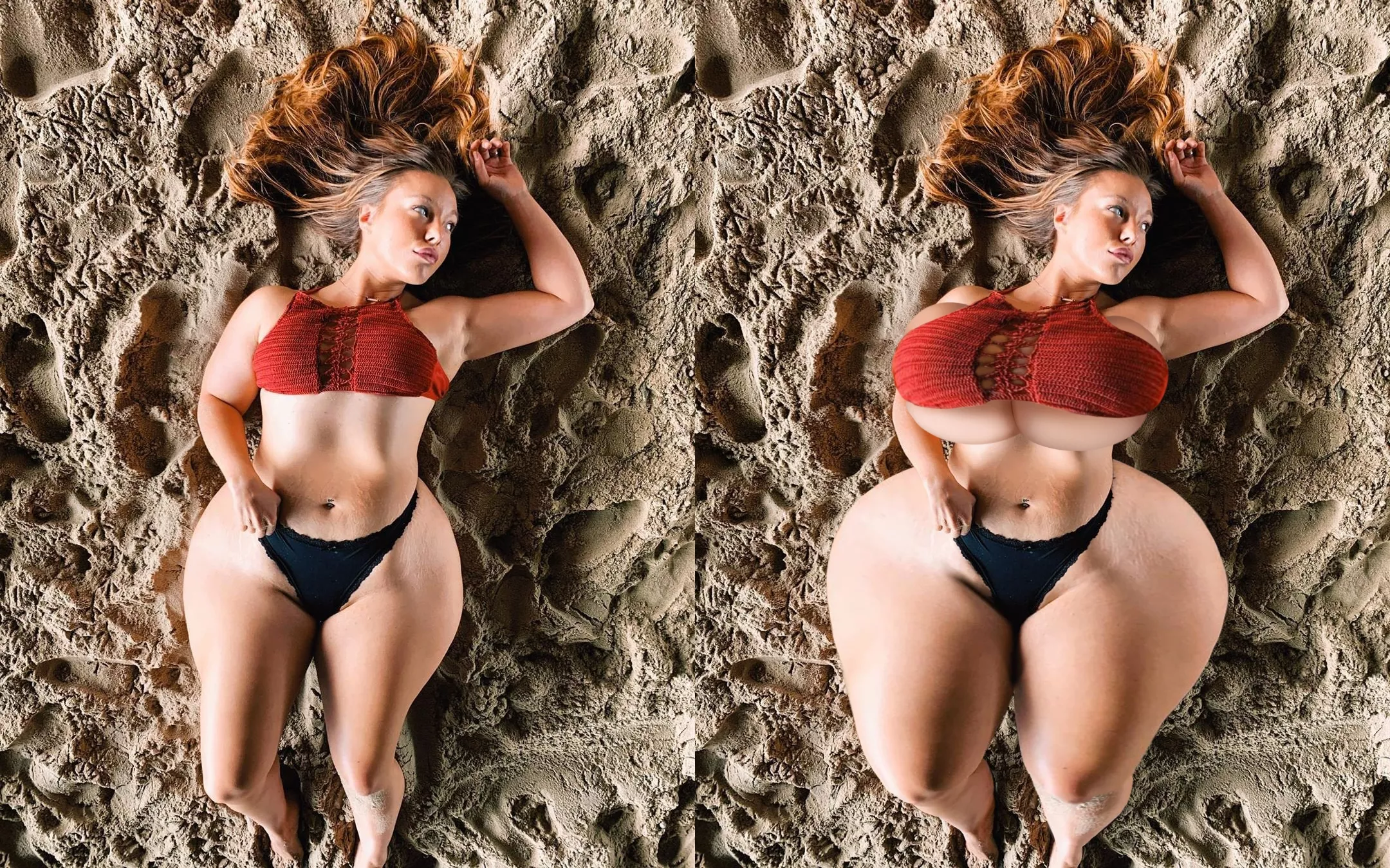 Sandy posted by morphoshop