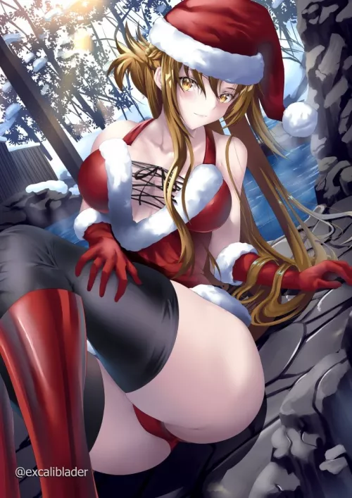 Santa Asuna [Sword Art Online] by CheetahSperm18