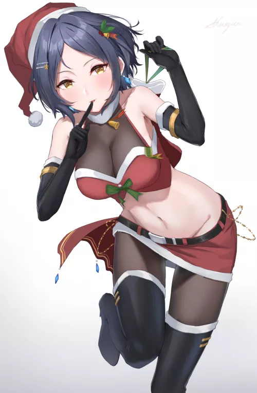 Santa Kanade [Idolmaster] by CheetahSperm18