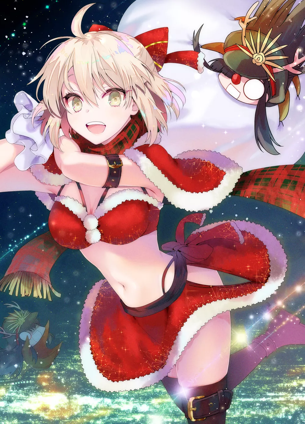 Santa Okita Souji [Fate/GO] posted by dumbocow