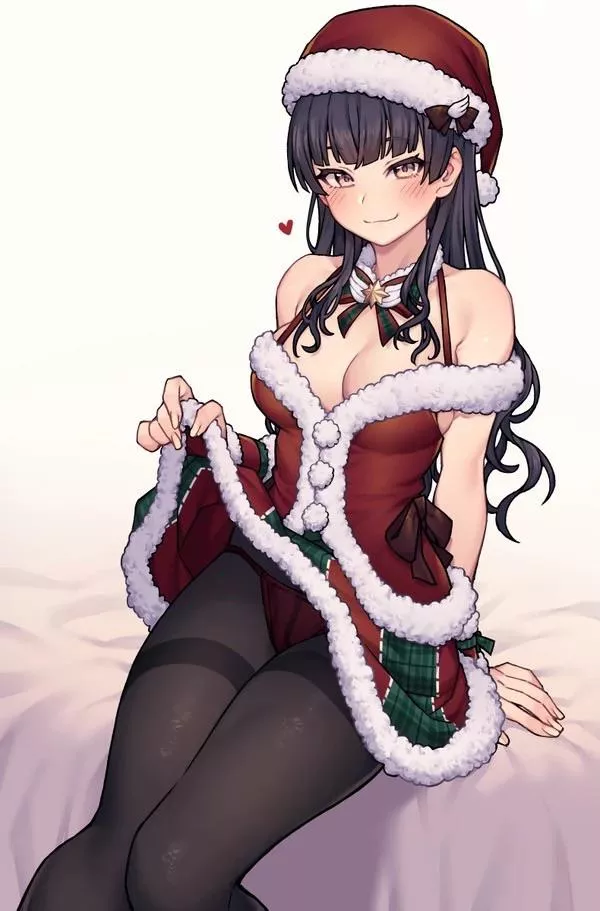 Santa wants you to peek posted by mesuyuki