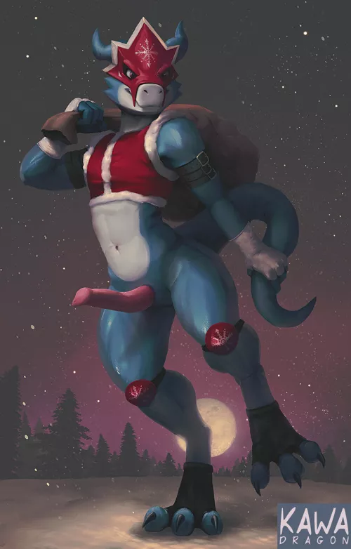 Santadramon (Drakawa) by TangentYoshi