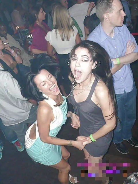 Sasha and Belladonna dancing happy in a club posted by SpunkySpunkyAssGuy