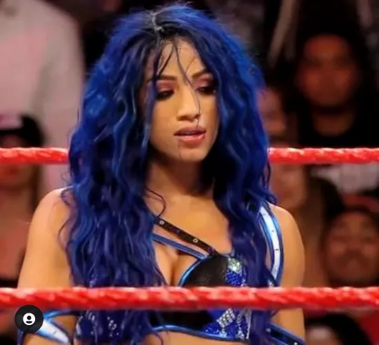 sasha banks after 5 rounds by Wise_Refrigerator_81