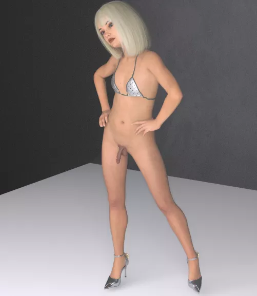 Sasha getting ready for her first photoshoot. [OC] by daz3dtrapmaker