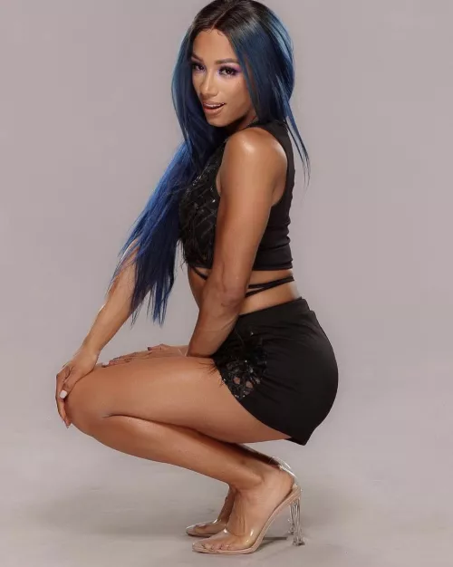 Sasha is on another level by RandomWWEClips