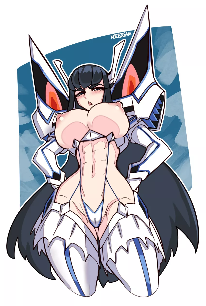 Satsuki showing off her tiddies posted by Red-hood117