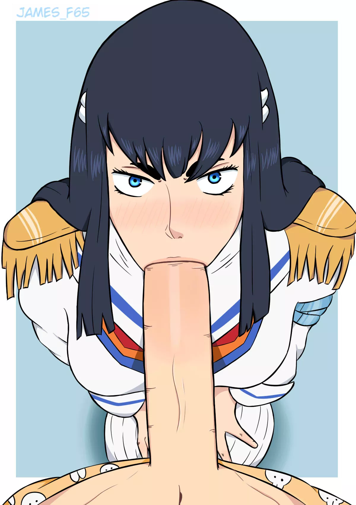 Satsuki sucking (James_F65) posted by Hitoshi65