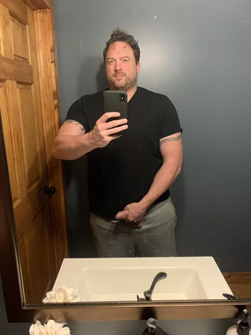 Saturday morning bed head and a fat cock by MattsOtherAccount225