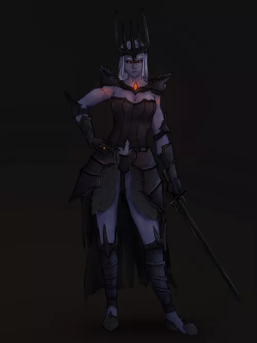 Sauron inspired armour by me (lamoustiquaire) by Lamoustiquaire