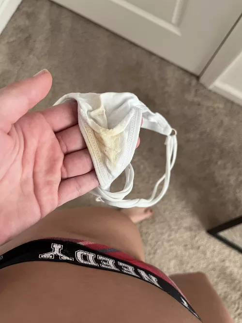 Save from the laundry!! Smell is: pungent, sweaty — I got off in these twice and worked out [Selling] for $45 (willing to put back on and wear longer or add some things to it) by naturalpanties