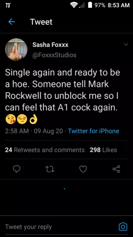 Saw this earlier on her Twitter. Hopefully it means new content is on the horizon by barracudabear22