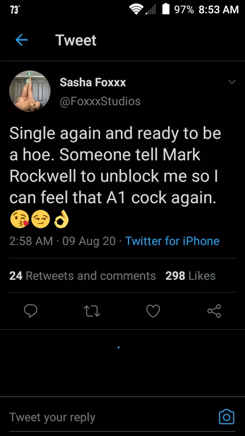 Saw this earlier on her Twitter. Hopefully it means new content is on the horizon posted by barracudabear22