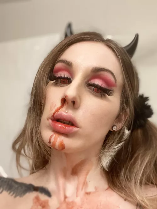 Say hi if you’d take home this seamon demon. by JazmineJynx