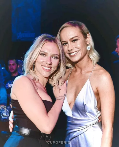 Scarlett Johansson and Brie Larson are the dream duo by oohjustalittlebit34