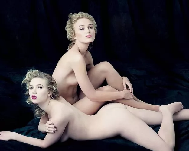 Scarlett Johansson & Keira Knightley by WillIsNotHot